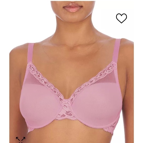 NATORI FEATHER FULL FIGURE CONTOUR BRA NEW WITH TAG SIZE 38DDD STYLE 741299